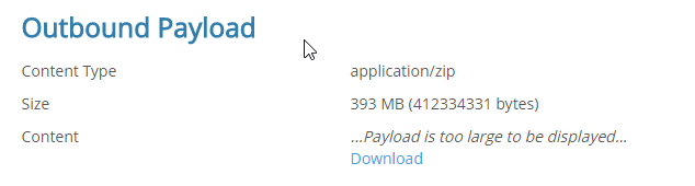 payload display download