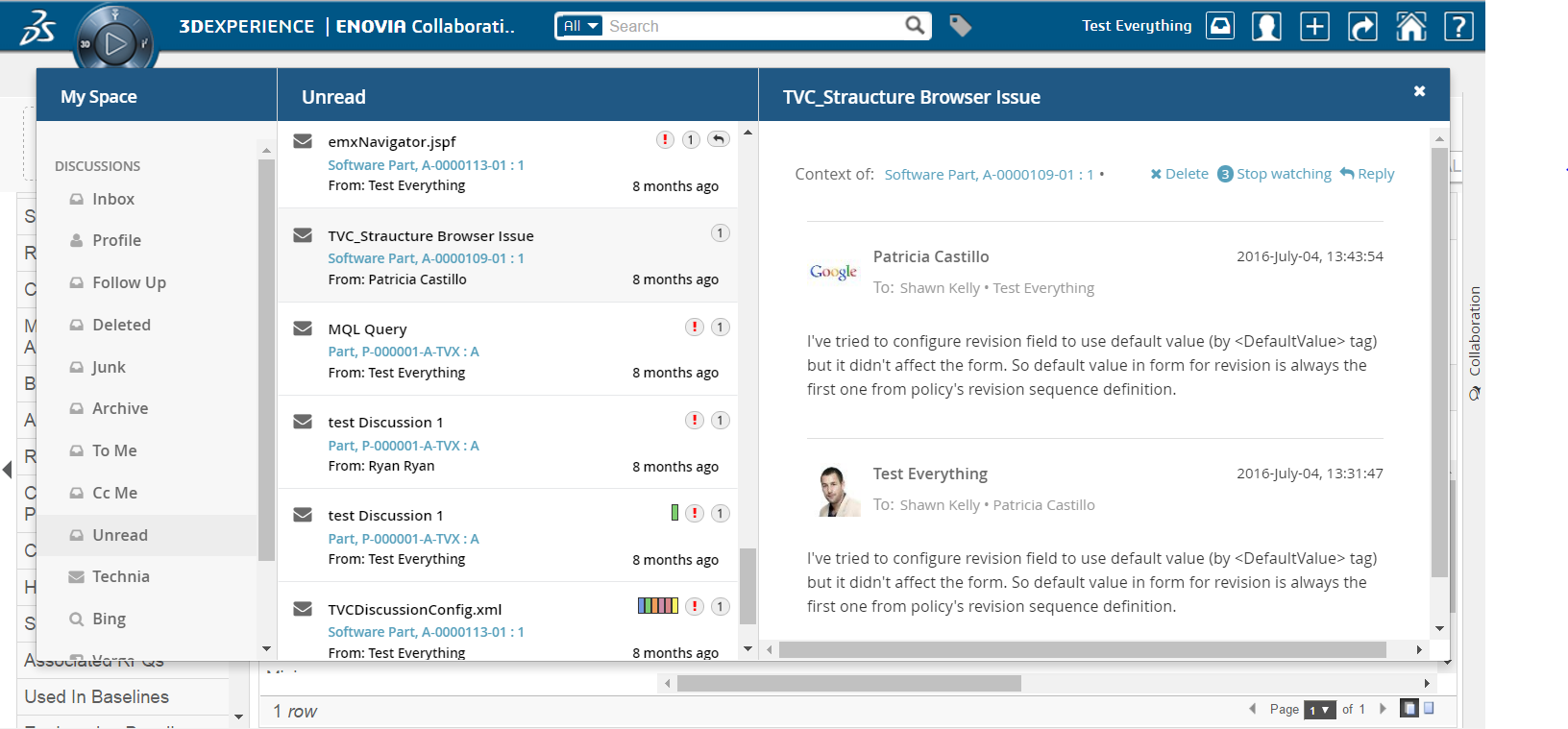 showing Unread Inbox image