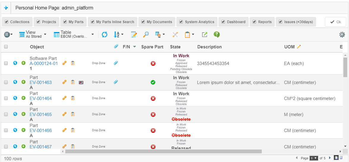 Tab customization where the user can rearrange the order and toggle visibility of the tabs uiptabs customize